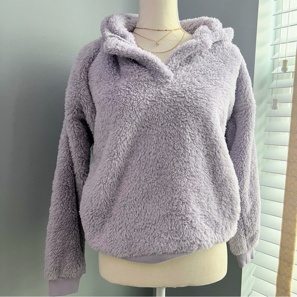Lukka Lux Purple Pullover Hoodie Size Small